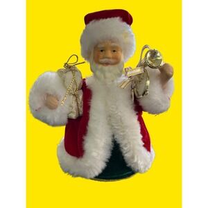 Vintage Miniature Santa Ornament‎